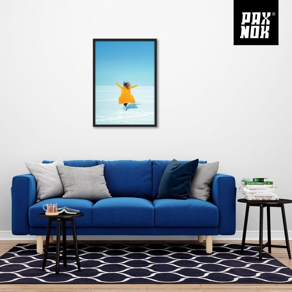 PaxNok Horizontal and Vertical Wall Hanging WOOD Black A2 Frame Display 16.5 x 23.4 inch Posters and Pictures