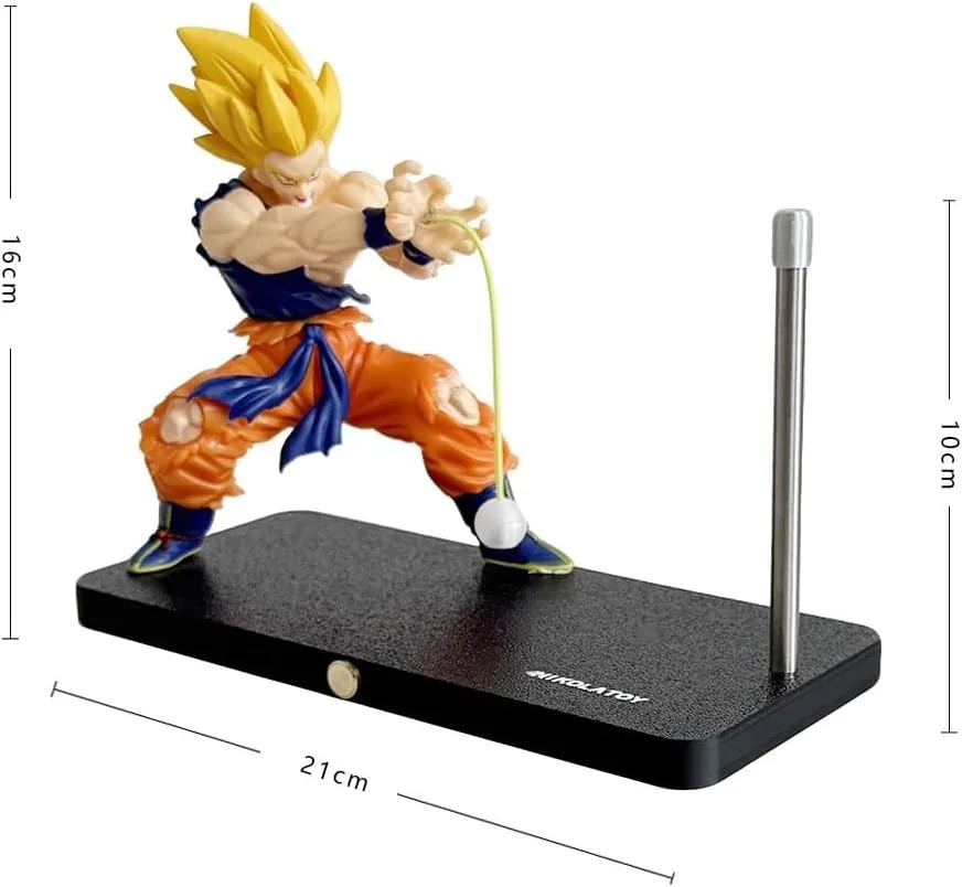 Goku Kamehameha Magnetic LED Lamp – Rechargeable Super Saiyan Night Light with Touch Control & USB-C – Anime Desk Lamp & Room Decor Gift for Him