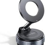 360 Adjustable Vacuum Magnetic Phone Holder for Car Dashboard – Suction Cup Magnetic Car Phone Mount for iPhone 17 Pro Max, Universal Hands Free Magnetic Cell Phone Holder - Picture 4
