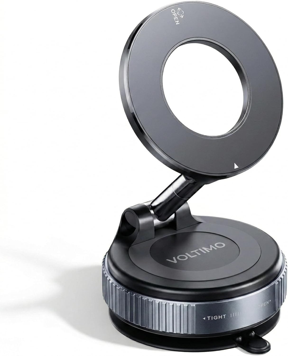 360 Adjustable Vacuum Magnetic Phone Holder for Car Dashboard – Suction Cup Magnetic Car Phone Mount for iPhone 17 Pro Max, Universal Hands Free Magnetic Cell Phone Holder - Picture 4