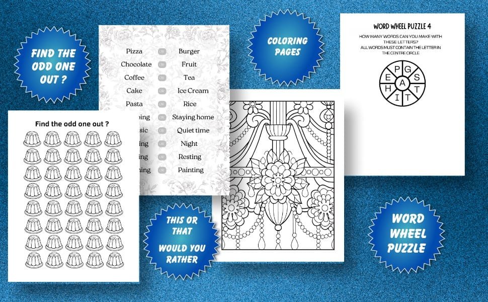 Off Duty , Mom : The Ultimate Activity Book For Moms : +222 Activities , Puzzles ,Games and Relaxing Challenges: mothers day Birthday Christmas Valentines Day gifts