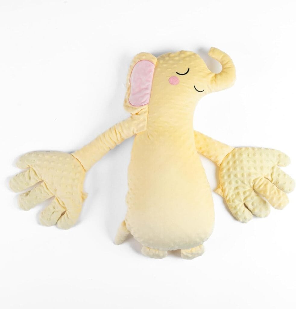 Baby Soothing Patting Hand - Longer Runtime with Remote and 3-Level Adjustable, Stuffed Animal for Baby Toddler Kids, Baby Patter Huggable Elephant, Soothing Companion Shower Gift, Baby Toys - Image 5