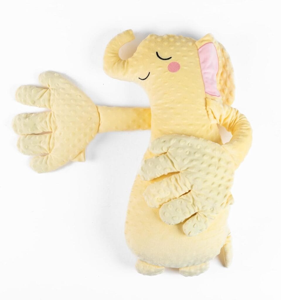 Baby Soothing Patting Hand - Longer Runtime with Remote and 3-Level Adjustable, Stuffed Animal for Baby Toddler Kids, Baby Patter Huggable Elephant, Soothing Companion Shower Gift, Baby Toys - Image 7