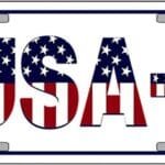 Smart Blonde USA 1 Novelty Vanity Metal License Plate Tag Sign