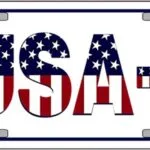 Smart Blonde USA 1 Novelty Vanity Metal License Plate Tag Sign