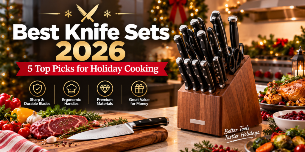 Best Knife Sets 2026 - 5 Top Picks for Holiday Cooking