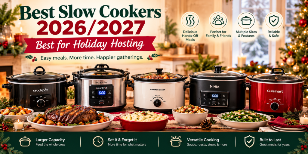 Best Slow Cookers 2026/2027 - Best for Holiday Hosting