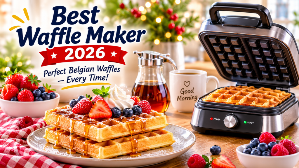 Best Waffle Maker 2026 Belgian Waffles with Berries