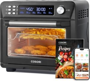 COSORI Smart 12-in-1 Air Fryer Toaster Oven Combo, Airfryer Convection Oven Countertop, Bake, Roast, Reheat, Broiler, Dehydrate, 75 Recipes