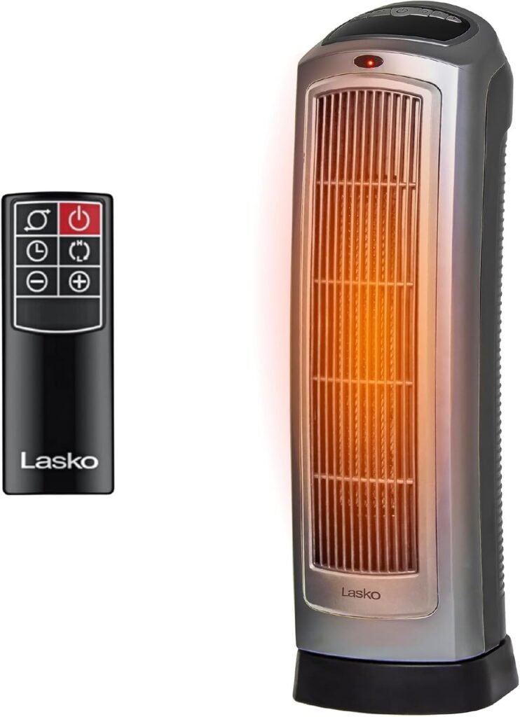 Lasko 755320 oscillating tower heater best for larger rooms 2026