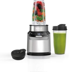  Ninja Nutri-Blender Pro compact personal blender 2026 Ninja Nutri-Blender Pro with Auto iQ, 1100PW, (2) 24oz Cups, BN401