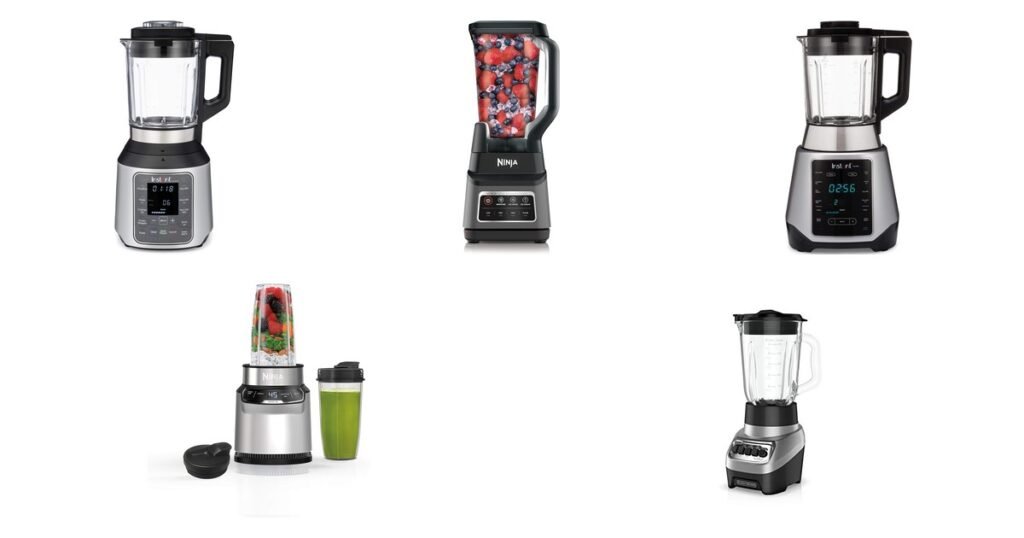 Best smart blender 2026 comparison: Instant Pot Ace Nova, Ninja BN701 Professional Plus, Instant Pot Ace Plus, Ninja Nutri-Blender Pro and BLACK+DECKER PowerCrush