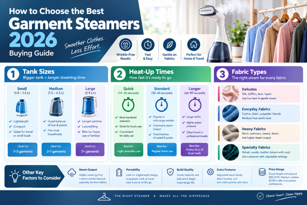 how to choose the best garment steamers 2026 buying guide